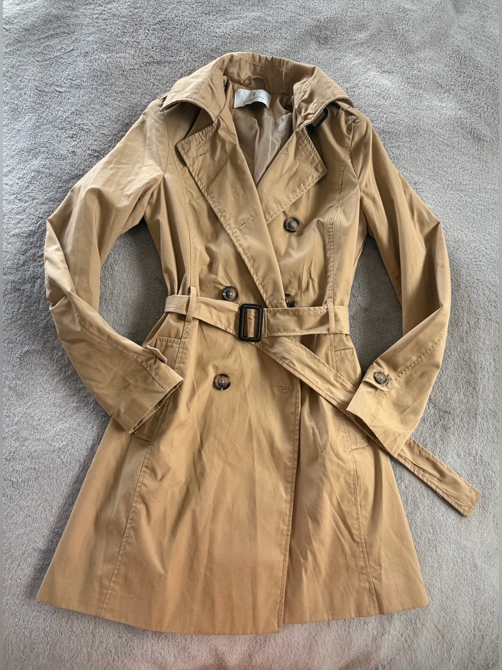 Zara Tan Trench Coat with Belt